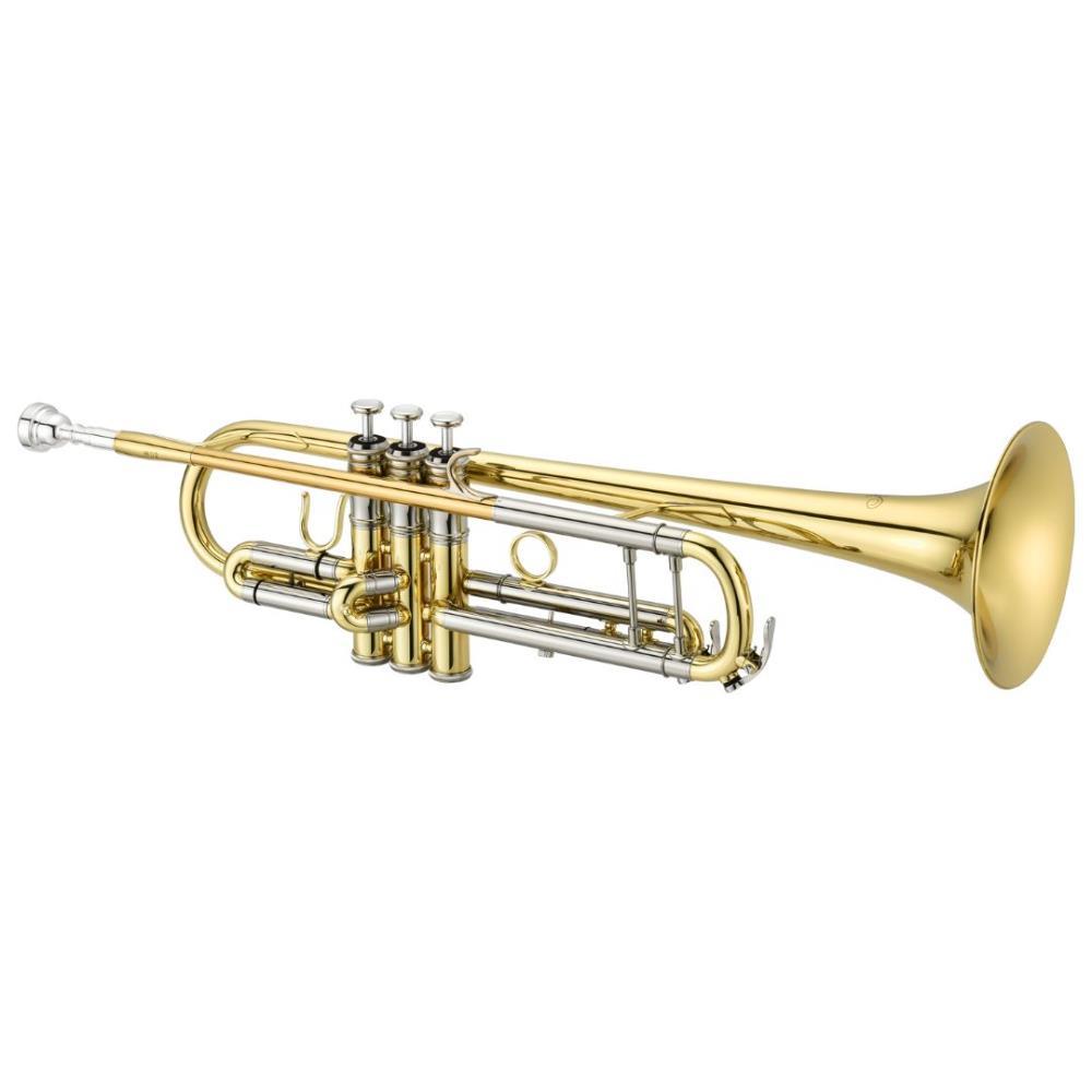 XO Bb Trompete XO 1602 LS4, vielseitiges Instrument für Jazz, Klassik und Pop, goldfarben, 11,66 mm Bohrung, exzellente Klangqualität